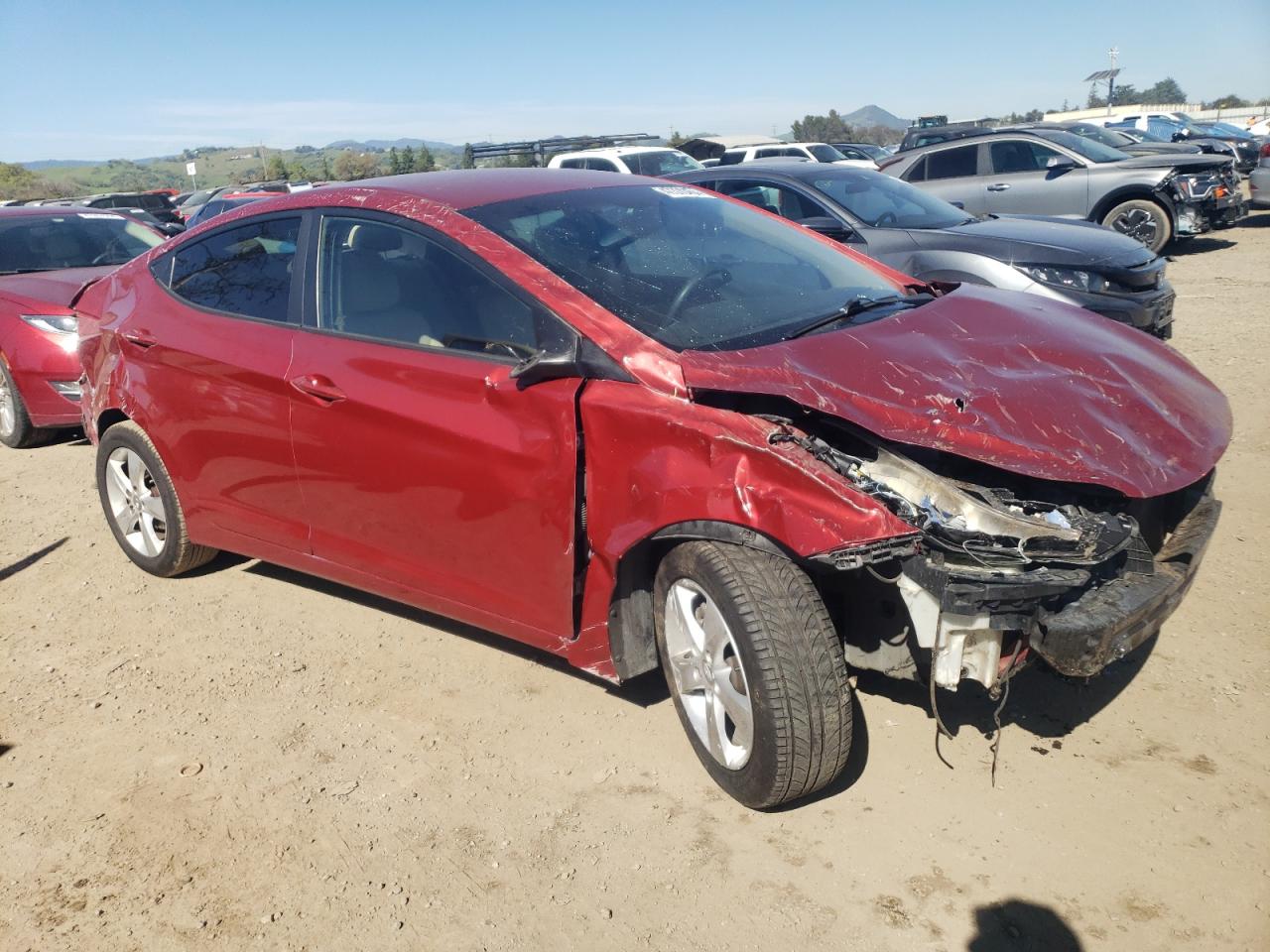 KMHDH4AE6CU420317 2012 Hyundai Elantra Gls