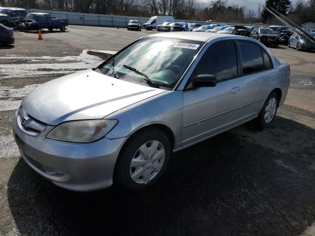 Lot #2397171772 2005 HONDA CIVIC LX salvage car