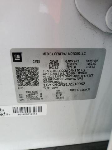 2018 CADILLAC XT5 PLATIN - 1GYKNGRS1JZ210962
