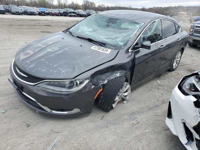 CHRYSLER 200 C 2015 gray  flexible fuel 1C3CCCCG9FN651819 photo #1