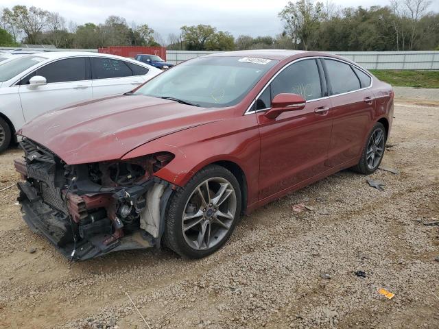 Lot #2485409844 2014 FORD FUSION TIT salvage car