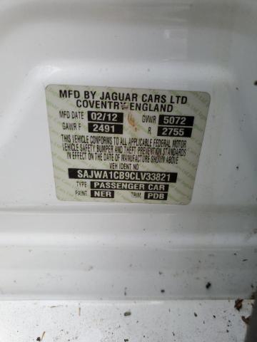 Lot #2492038579 2012 JAGUAR XJ salvage car