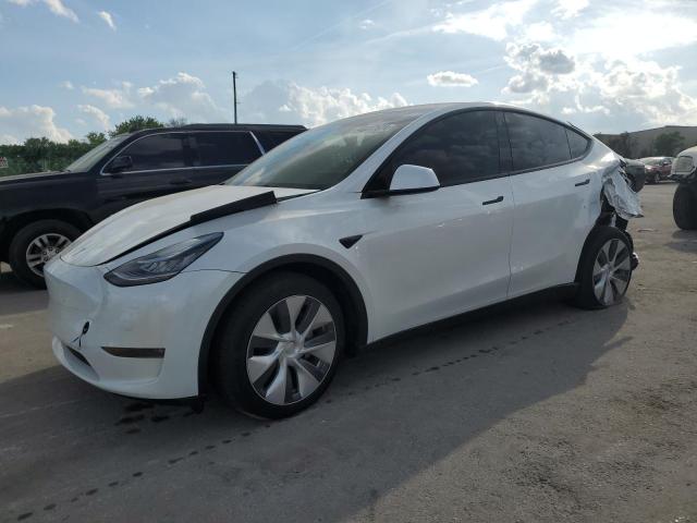 Lot #2502784021 2023 TESLA MODEL Y salvage car