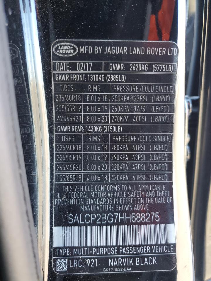 Lot #2445488869 2017 LAND ROVER DISCOVERY