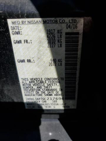 2016 Nissan Altima 2.5 VIN: 1N4AL3AP7GC217696 Lot: 48731274