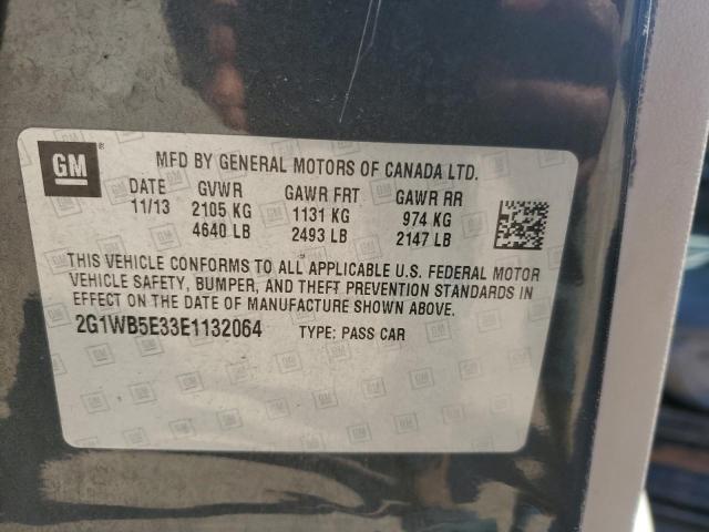 VIN 2G1WB5E33E1132064 2014 Chevrolet Impala, LT no.12