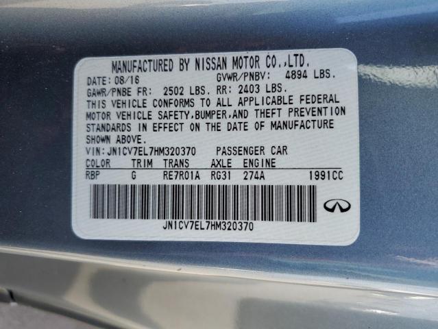 2017 INFINITI Q60 BASE JN1CV7EL7HM320370