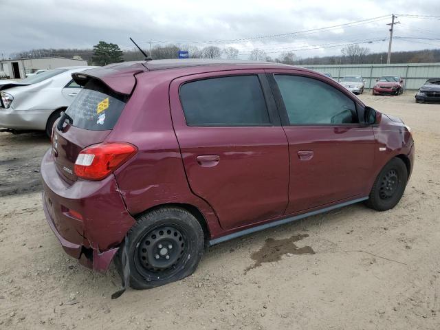  MITSUBISHI MIRAGE 2017 Бургунді