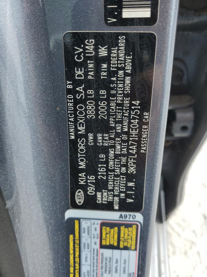 3KPFL4A71HE047514 2017 Kia Forte Lx