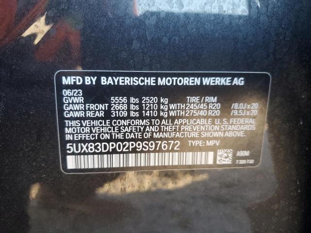 2023 BMW X3 M40I - 5UX83DP02P9S97672