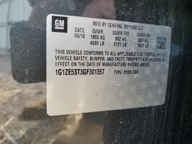 2016 CHEVROLET MALIBU LT - 1G1ZE5ST3GF301357