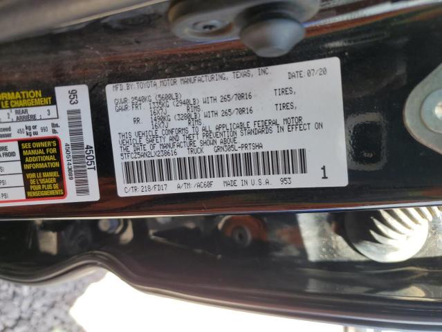 2020 TOYOTA TACOMA DOU - 5TFCZ5AN2LX238616
