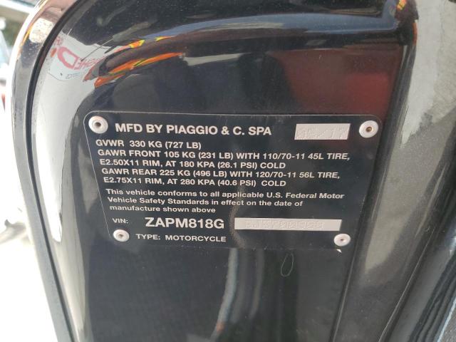 2018 VESPA SPRINT 150 ZAPM818G5J5700908