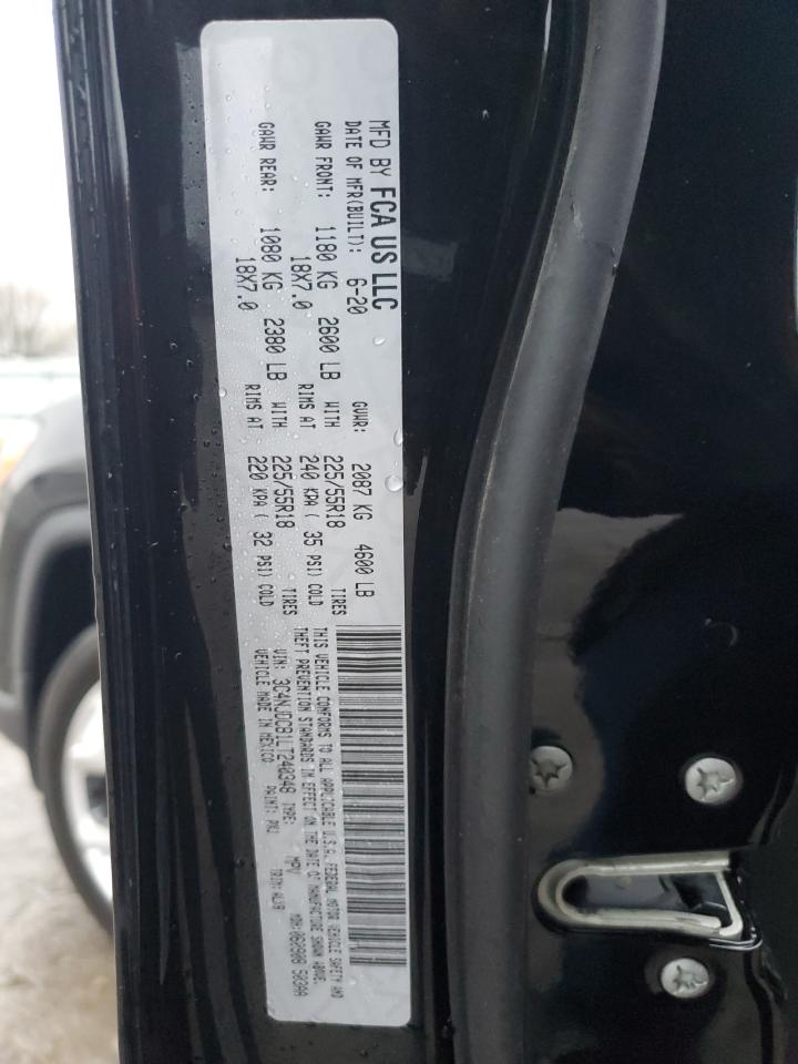 3C4NJDCB1LT240348 2020 Jeep Compass Limited