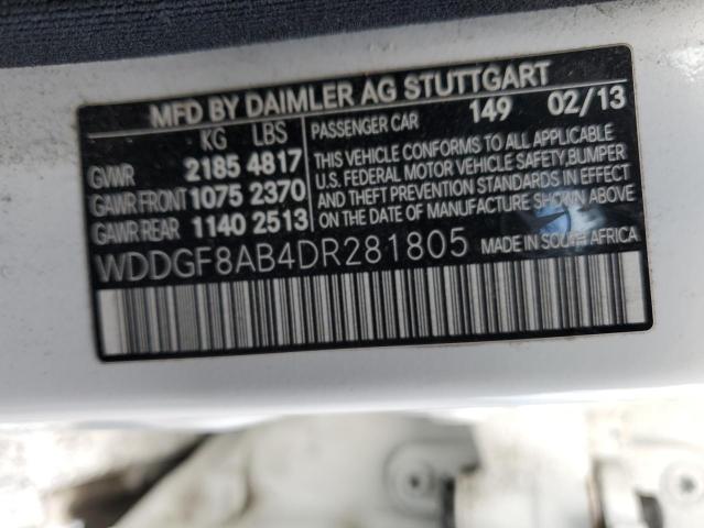 VIN WDDGF8AB4DR281805 2013 Mercedes-Benz C-Class, 3... no.12