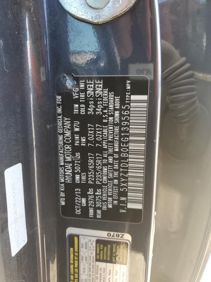 5XYZTDLB0EG139565 2014 Hyundai Santa Fe Sport