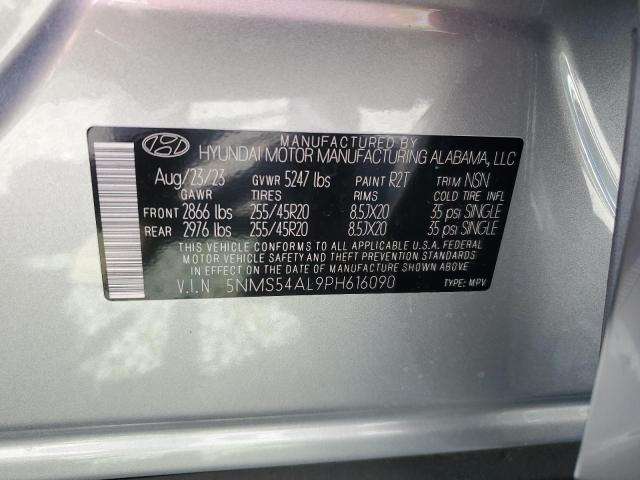 2023 Hyundai Santa Fe Calligraphy VIN: 5NMS54AL9PH616090 Lot: 49783334