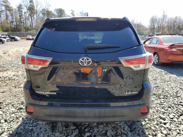 VIN 5TDBKRFH0ES059347 2014 Toyota Highlander, LE no.6