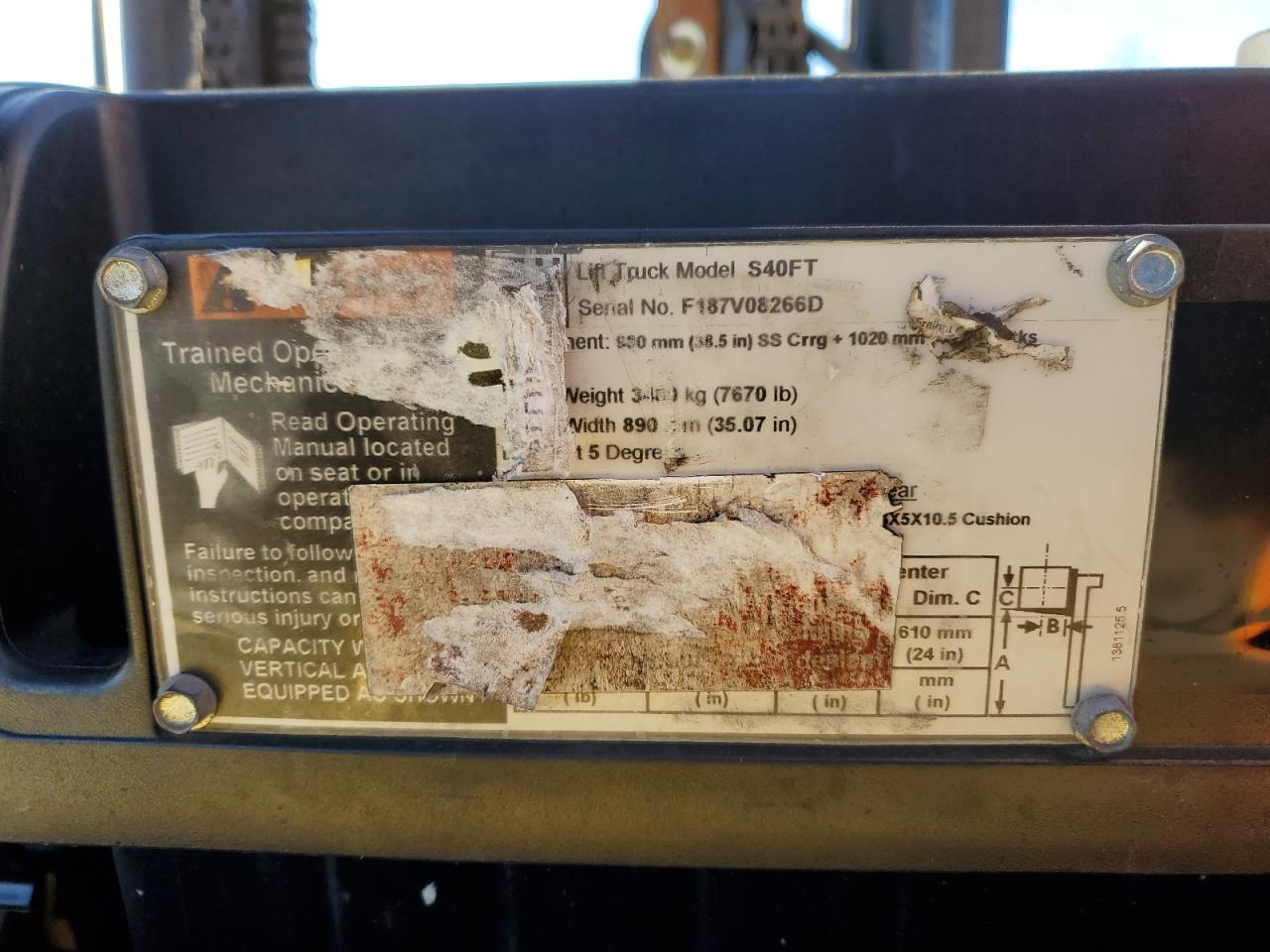 Lot #3242791949 2007 HYST FORKLIFT