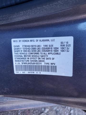 2018 HONDA ODYSSEY LX - 5FNRL6H29JB102374