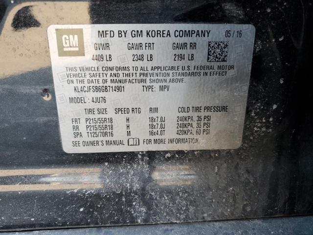2016 BUICK ENCORE CON - KL4CJFSB6GB714901