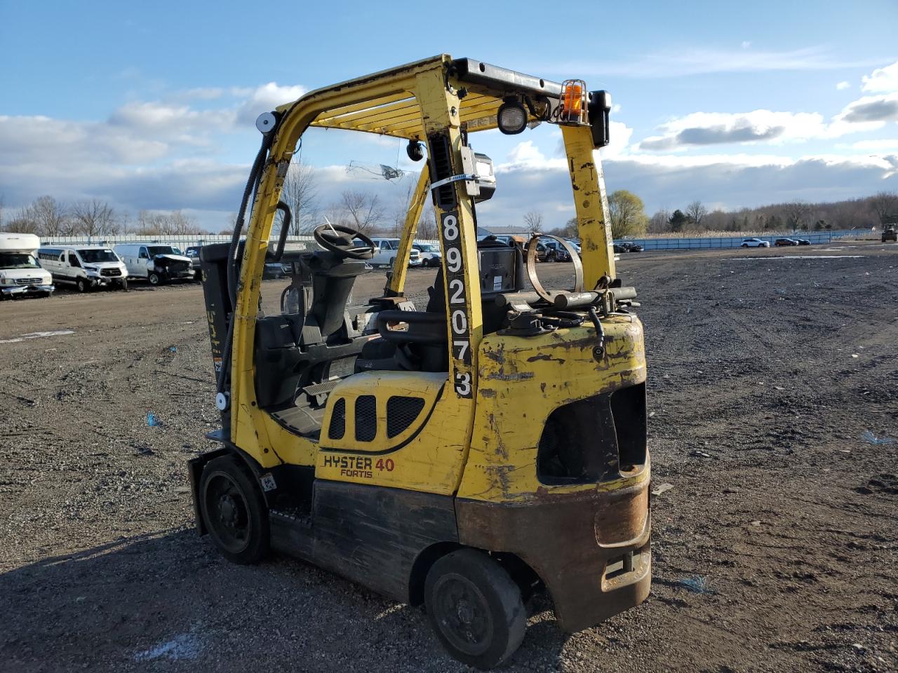 Lot #3242791972 2009 HYSTER FORKLIFT