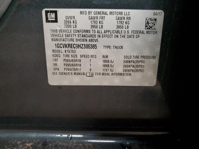 2017 CHEVROLET SILVRDO LT 1GCVKREC9HZ306385