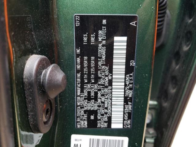 VIN 5TDKDRBH0PS501918 2023 Toyota Highlander, L no.13