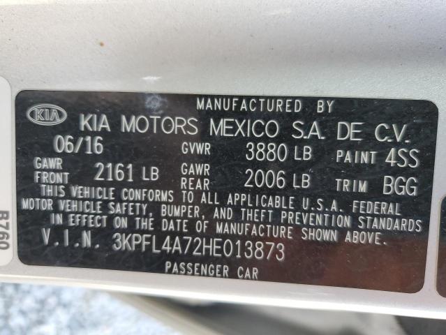 Lot #2409735580 2017 KIA FORTE LX salvage car