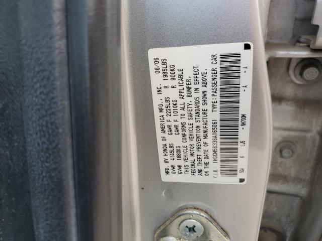 2006 Honda Accord Se VIN: 1HGCM56336A165061 Lot: 47026394