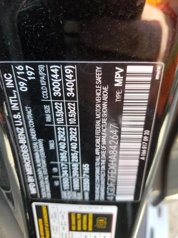 2017 MERCEDES-BENZ GLS 63 AMG - 4JGDF7FEXHA842647