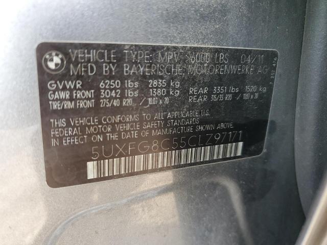 5UXFG8C55CLZ97171 2012 BMW X6 - Image 12