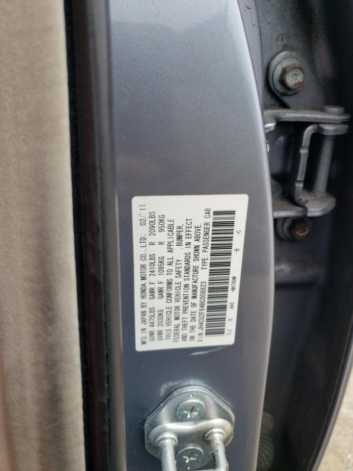 JH4CU2F64BC008823 2011 Acura Tsx