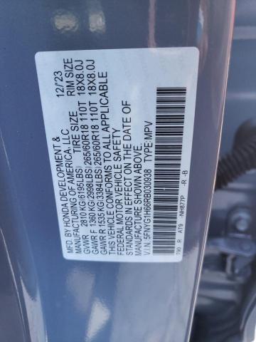 2024 HONDA PILOT TRAI 5FNYG1H66RB030938