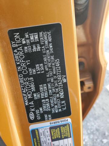 2011 Kia Soul + VIN: KNDJT2A24B7212465 Lot: 48327844