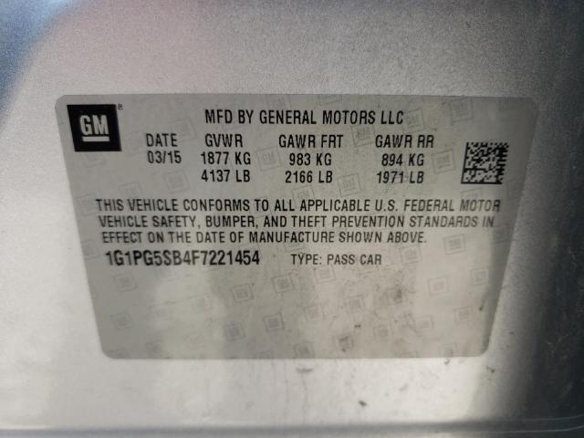 2015 CHEVROLET CRUZE LTZ - 1G1PG5SB4F7221454
