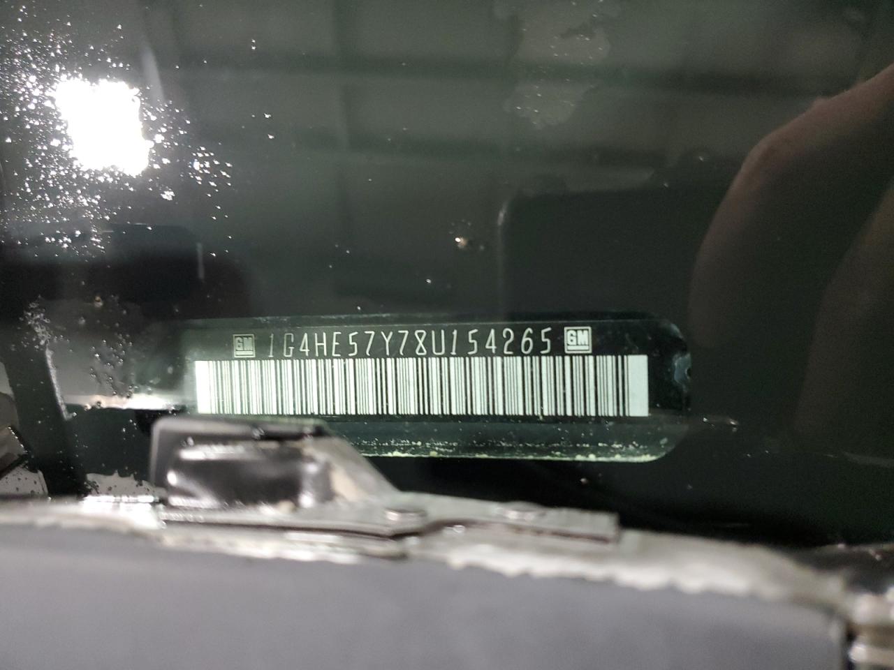 1G4HE57Y78U154265 2008 Buick Lucerne Cxs