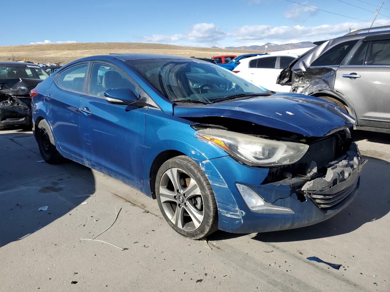 KMHDH4AH8EU044300 2014 Hyundai Elantra Se