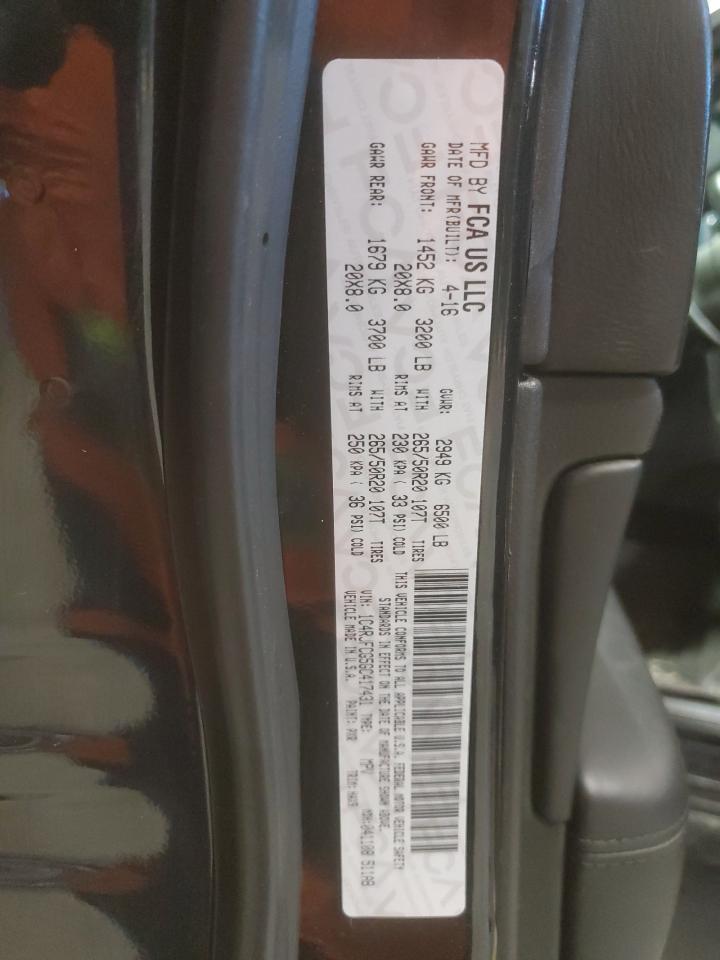 1C4RJFCG5GC417431 2016 Jeep Grand Cherokee Overland