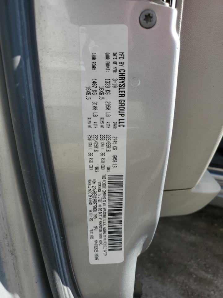 2A4RR5D13AR278888 2010 Chrysler Town & Country Touring