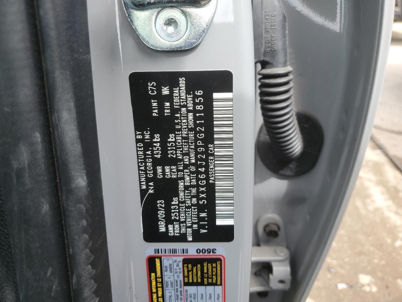 5XXG64J29PG211856 2023 Kia K5 Gt Line