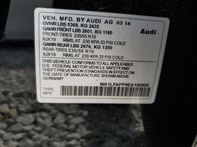 VIN WA1LFAFP9EA100955 2014 Audi Q5, Premium Plus no.13