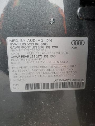 VIN WA1M2AFP0HA068515 2017 Audi Q5, Premium Plus no.13