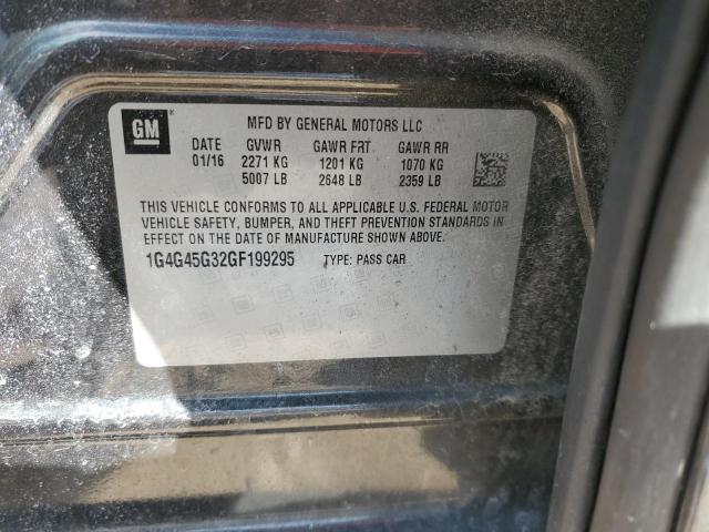 2016 BUICK LACROSSE S - 1G4G45G32GF199295