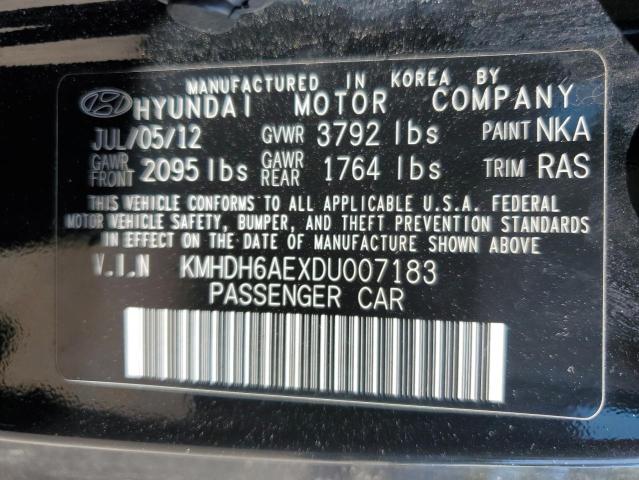 2013 Hyundai Elantra Coupe Gs VIN: KMHDH6AEXDU007183 Lot: 48483714