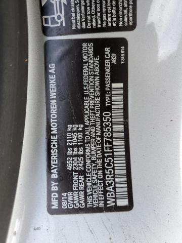 2015 BMW 435 XI - WBA3R5C51FF785350