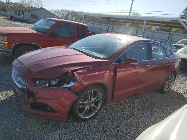 Lot #2468948836 2015 FORD FUSION TIT salvage car