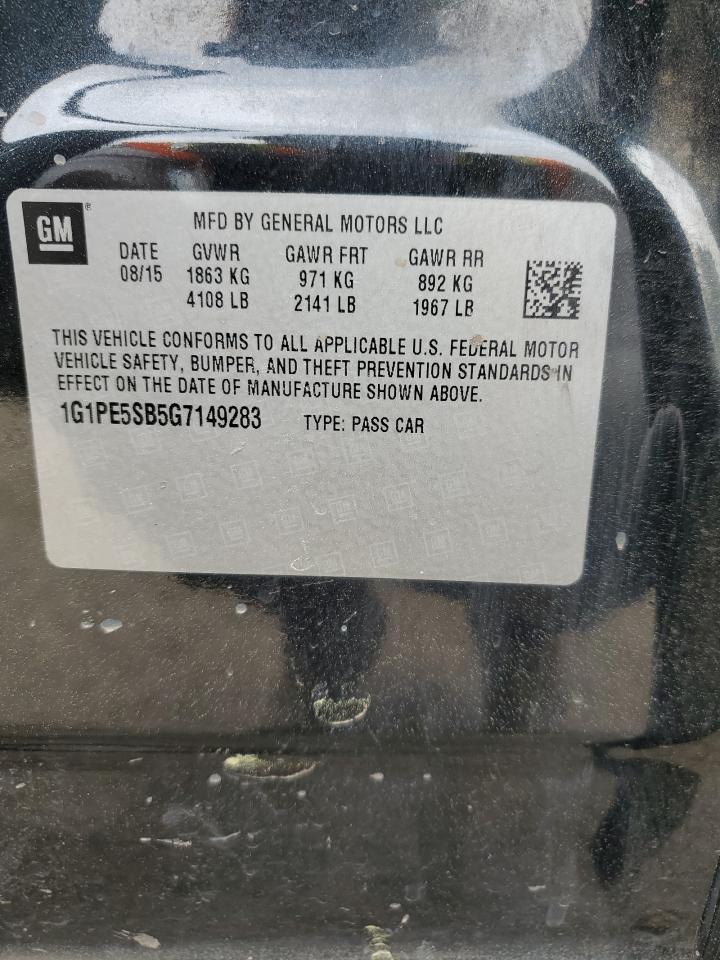 1G1PE5SB5G7149283 2016 Chevrolet Cruze Limited Lt
