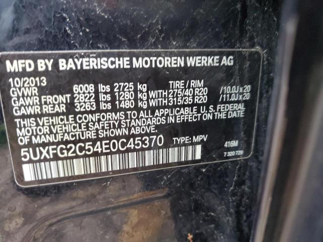 VIN 5UXFG2C54E0C45370 2014 BMW X6, Xdrive35I no.14