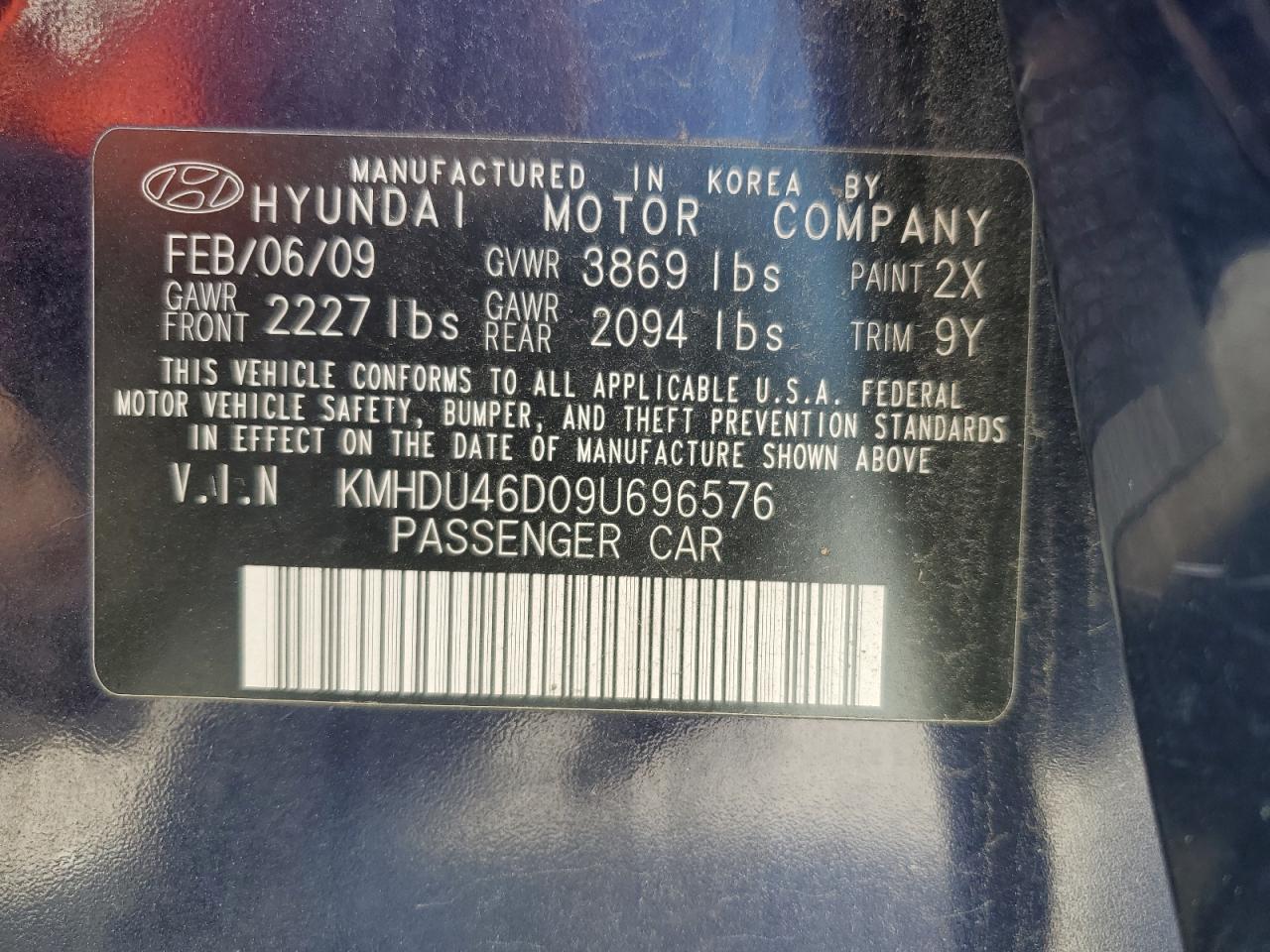 1HGCP26708A801835 2008 Honda Accord Sdn